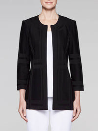 Black Illusion Framed Jacket